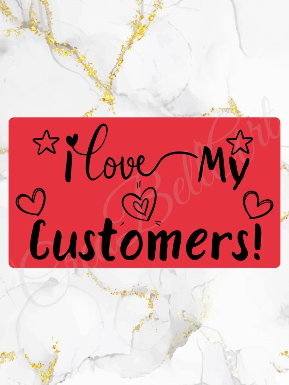 100 Thank you Stickers for Packaging | Small Business Labels